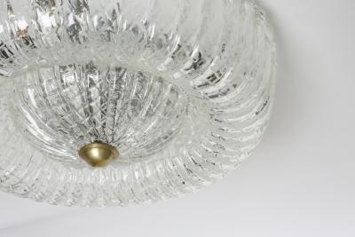 Murano flush mount ceiling light Italy circa 1960s