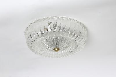 Murano flush mount ceiling light Italy circa 1960s