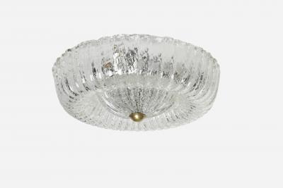 Murano flush mount ceiling light Italy circa 1960s
