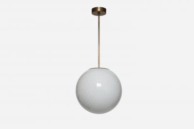 Murano glass ceiling pendant hand blown glass and brass Italy 2021