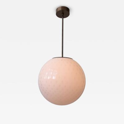 Murano glass ceiling pendant hand blown glass and brass Italy 2021