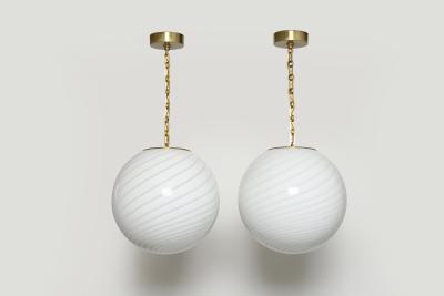 Murano glass ceiling pendants