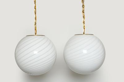Murano glass ceiling pendants
