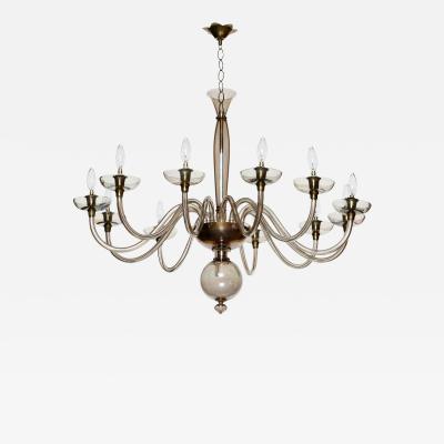 Murano glass chandelier by Pietro Toso