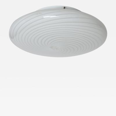 Murano glass flush mount ceiling light