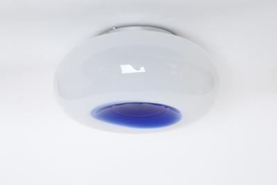 Murano glass flush mount ceiling light Italy circa 1960s