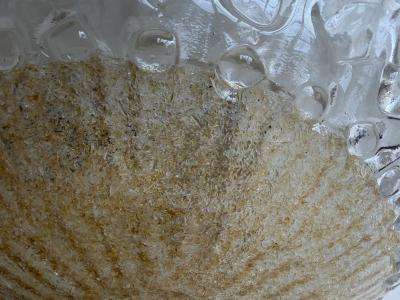 Murano glass flush mount ceiling light Italy circa 1960s