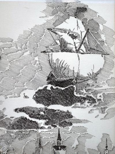 Murray Herbert Tinkelman H P Lovecraft Dream Quest of Unknown Kadath Original Art for Sale Signed