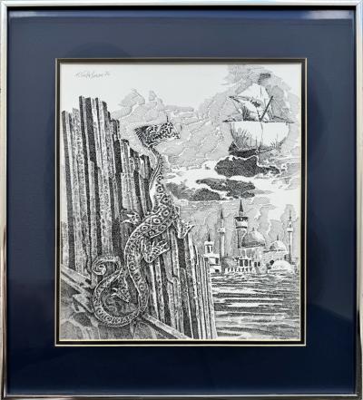 Murray Herbert Tinkelman H P Lovecraft Dream Quest of Unknown Kadath Original Art for Sale Signed