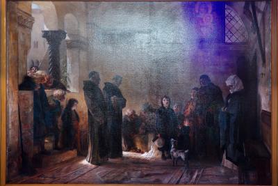 Museum Quality Painting Martin Luther at Magdeburg by Wilhelm Lindenschmit