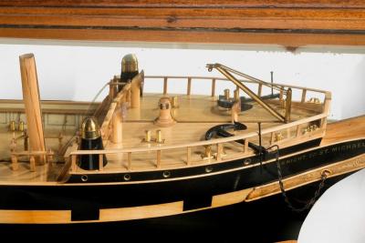 Museum quality shipbuilders model of sailing ship The Knight of St Michael