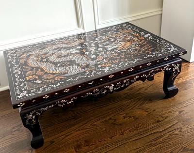 Musuem Quality Antique Korean Table with superb Inlay Joseon Dynasty