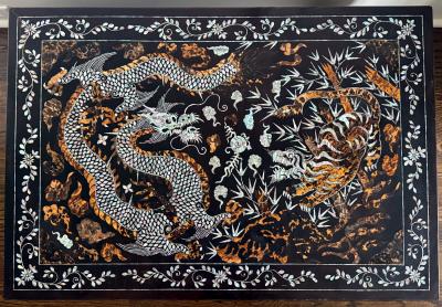 Musuem Quality Antique Korean Table with superb Inlay Joseon Dynasty