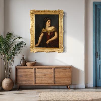 Mythological painting signed J Hickel and dated 1770 Medea