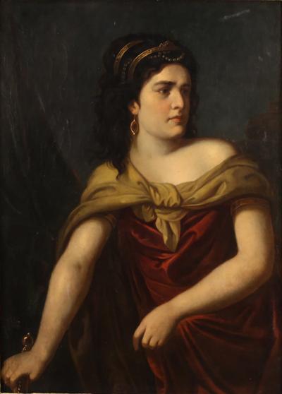 Mythological painting signed J Hickel and dated 1770 Medea