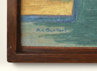 N A Burkart 20th c Street Vendor 