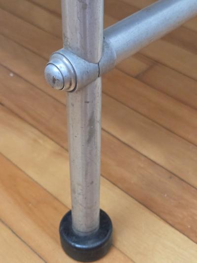 NAMCO namco NAMCO Australia Mahogany Top Aluminum Table Warren McArthur License Era c 1955