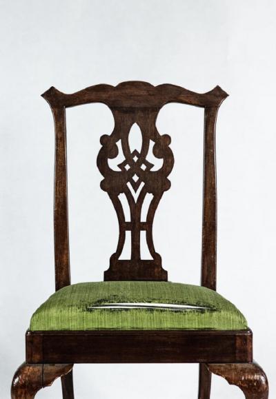 NEW YORK CHIPPENDALE SIDE CHAIR INV 0010 