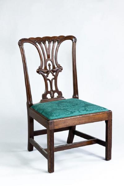 NEW YORK MARLBOROUGH LEG SIDE CHAIR INV 0017 