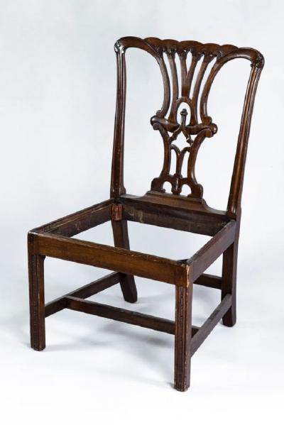 NEW YORK MARLBOROUGH LEG SIDE CHAIR INV 0017 