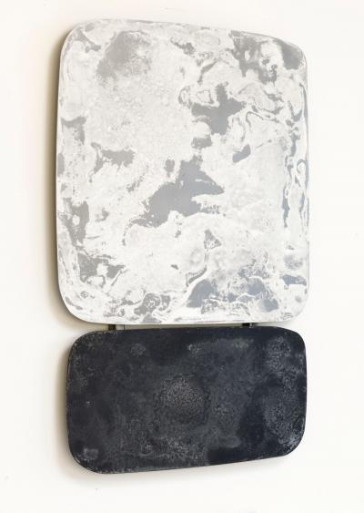 NICK MOSS Some kinda white over some kina black 2019