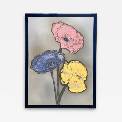 NICK MOSS Tri colored Poppies NA