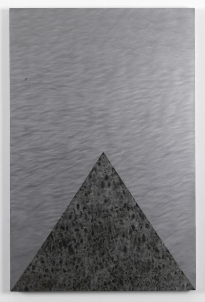 NICK MOSS Untitled Flame Painting 2019