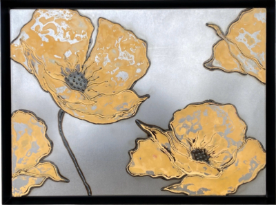 NICK MOSS Yellow Poppies 2023