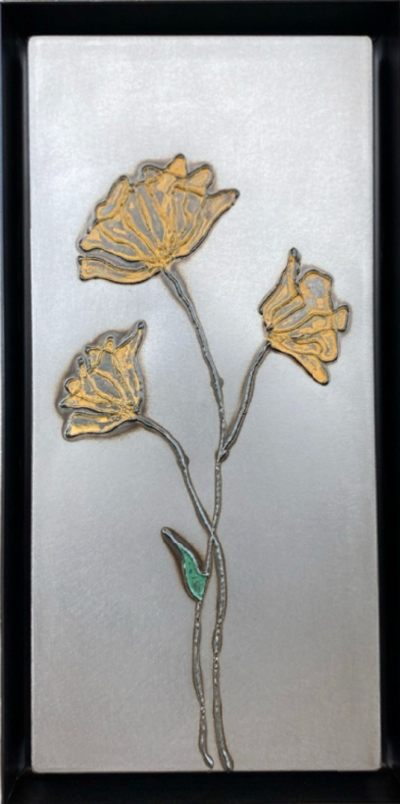 NICK MOSS Yellow Poppies 2023