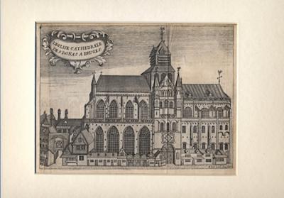 NO 160 L EGLISE CATHEDRALE DE S DONAS A BRUGES