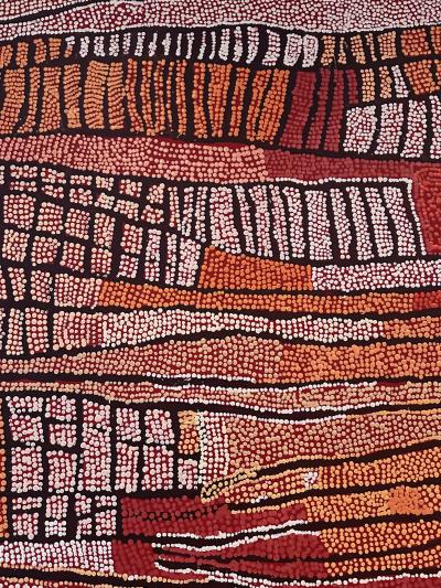 Naata Nungurrayi Large Stunning Australian Aboriginal Painting by Naata Nungurrayi