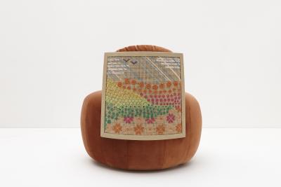 Nada Debs STITCHED HORIZONS DARK ORANGE 