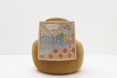 Nada Debs STITCHED HORIZONS LIGHT ORANGE 