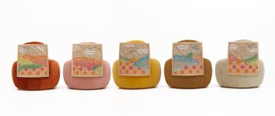 Nada Debs STITCHED HORIZONS LIGHT ORANGE 