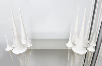 Nadege Mouyssinat Bespoke French Ceramic Pseudosphere Console