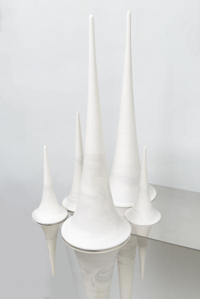 Nadege Mouyssinat Bespoke French Ceramic Pseudosphere Console