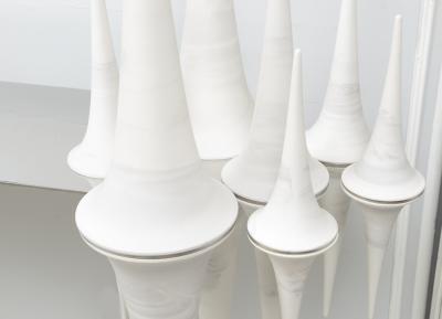 Nadege Mouyssinat Bespoke French Ceramic Pseudosphere Console