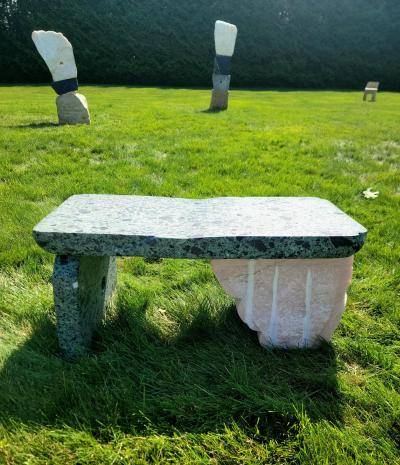 Nadia Yaron Ghost Flower Bench