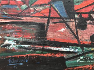 Nahum Tschacbasov Abstract Sailing 1945 