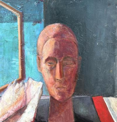 Nahum Tschacbasov Figure with Conch Shell 