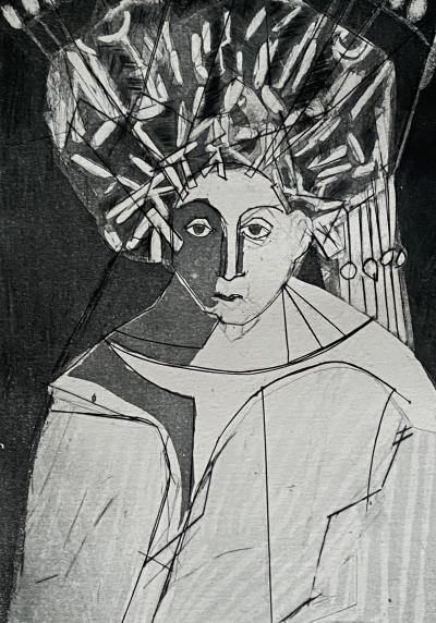 Nahum Tschacbasov Figure with Large Brain 