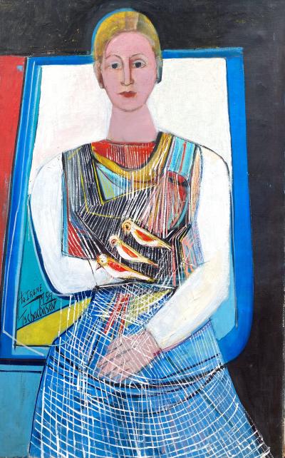 Nahum Tschacbasov Portrait of Irene Zevon 