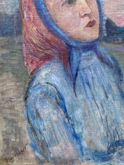 Nahum Tschacbasov Russian Peasant Woman