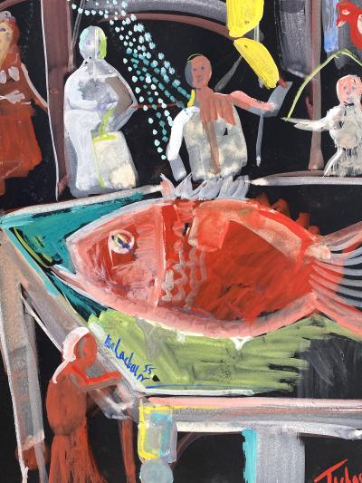 Nahum Tschacbasov Study for Feast of the Leviathan 