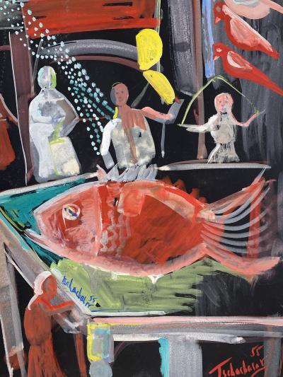 Nahum Tschacbasov Study for Feast of the Leviathan 