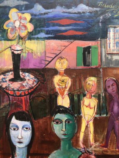 Nahum Tschacbasov Surreal Family 