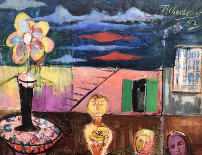 Nahum Tschacbasov Surreal Family 