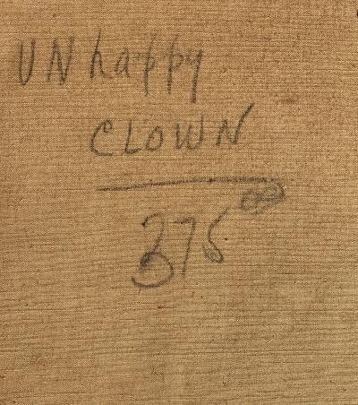 Nahum Tschacbasov Unhappy Clown 
