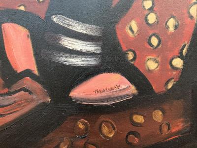 Nahum Tschacbasov Woman wearing Kimono 