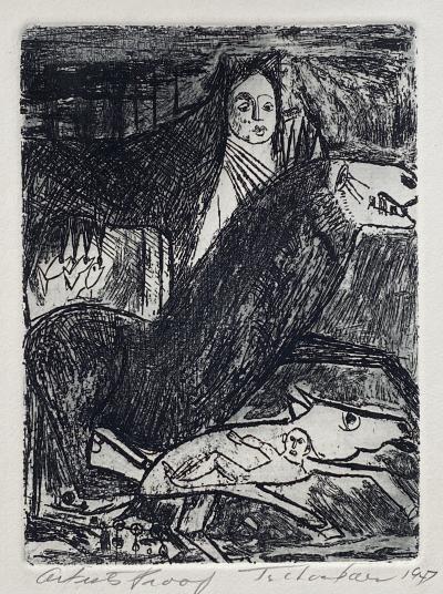 Nahum Tschacbasov Woman with Beast